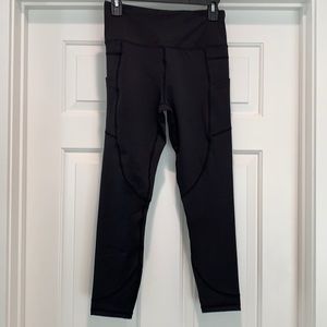 Black Pocket Light n Tight Hi-Rise 7/8 24"